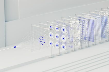 digital image of representing AI processes